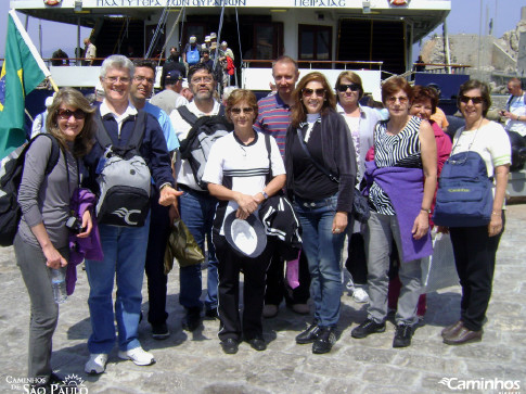 Família Caminhos em Hydra, Grécia