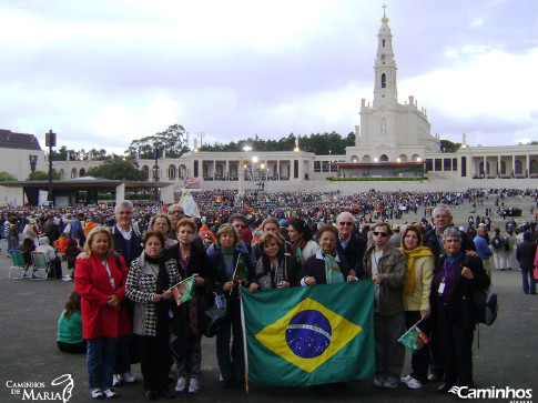 Família Caminhos no Santuário de Fátima, Portugal