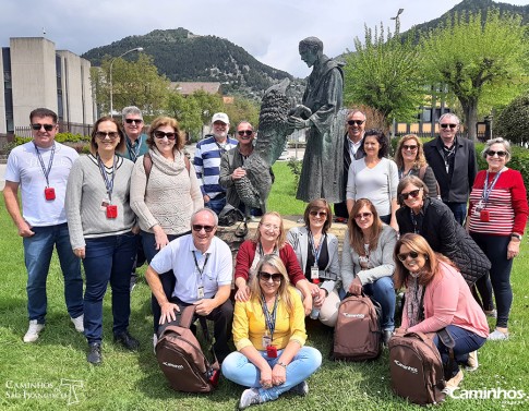 Família Caminhos em Gubbio, Itália