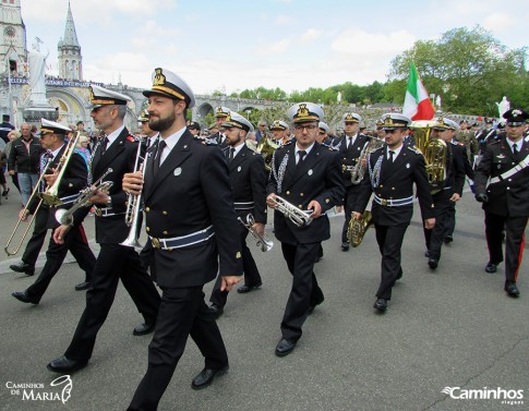 Encontro Militar Internacional no Santuário de Lourdes, França