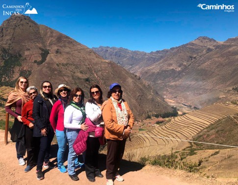 Caminheiras em Písac, Peru