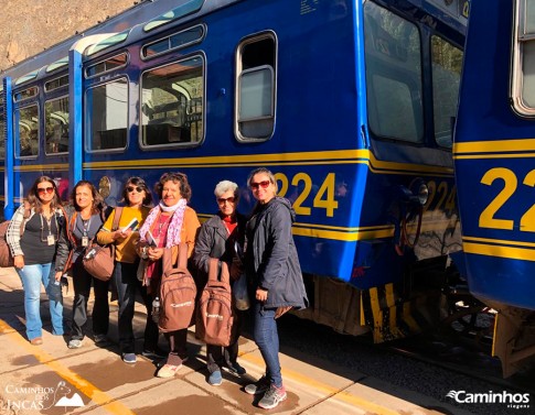 Pegando o trem para Machu Picchu, Peru