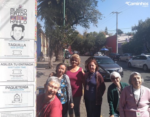 Caminheiras no Museu Frida Kahlo, Cidade do México