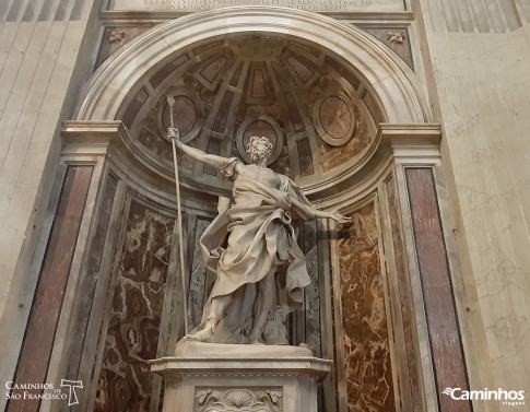 Estátua de São Longuinho, Basílica de São Pedro, Vaticano