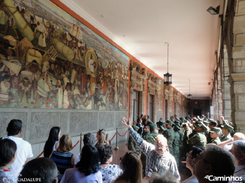 Murais de Diego Rivera no Palácio Nacional do México, Cidade do México