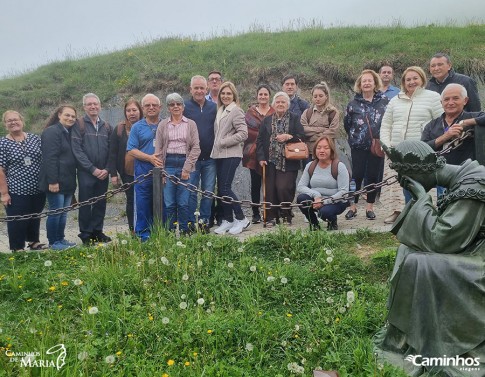 Família Caminhos no Santuário de La Salette, França