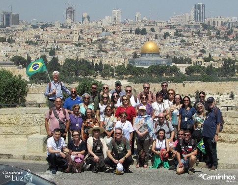 Família Caminhos no Monte das Oliveiras, Jerusalém, Israel