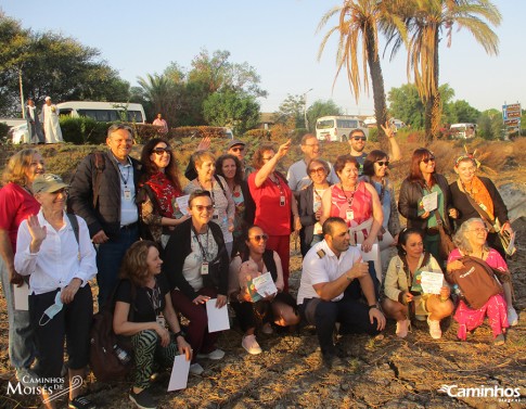 Família Caminhos em Luxor, Egito