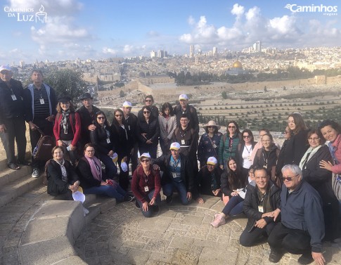 Família Caminhos no Monte das Oliveiras, Jerusalém, Israel