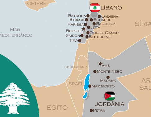 Entre as novidades está o Caminhos do Oriente Médio, que visitará o Líbano e a Jordânia em maio de 2024.