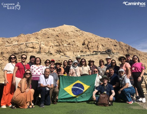 Família Caminhos no Monte das Tentações, Jericó, Cisjordânia