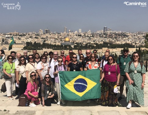 Família Caminhos no Monte das Oliveiras, Jerusalém, Israel