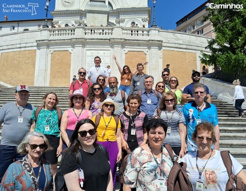 Família Caminhos em Roma, Itália