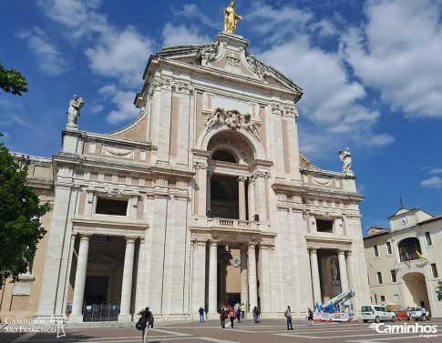 Basílica de Santa maria dos Anjos, Assis, Itália