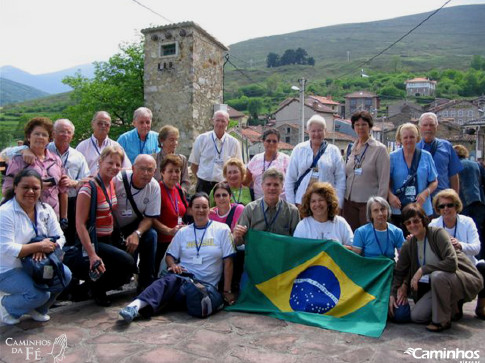 Família Caminhos em Garabandal, Espanha