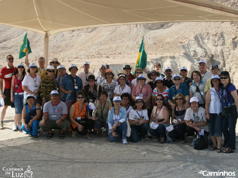 Família Caminhos em Qumran, Israel