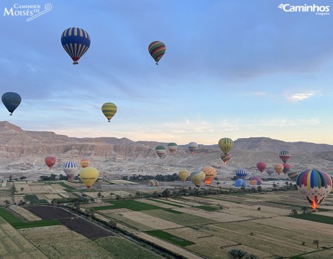 Passeio de balão em Luxor, Egito