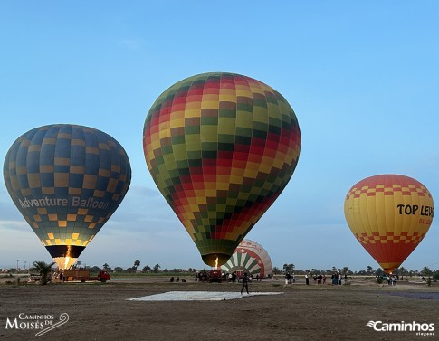 Passeio de balão em Luxor, Egito