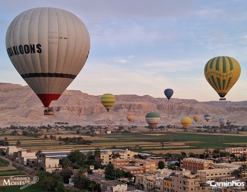 Passeio de balão em Luxor, Egito