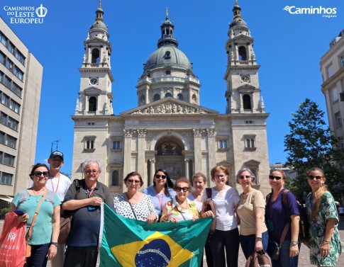 Família caminhos em Budapeste, Hungria