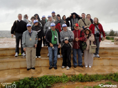 Família Caminhos no Monte do Precipício, Nazaré, Israel