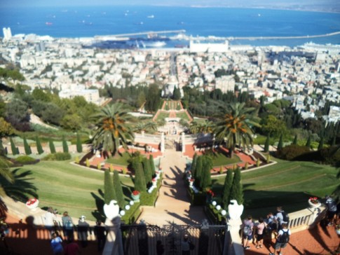 em haifa visitamos o santuário bahai