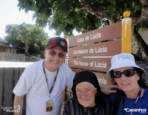 Sobrinha da vidente Lúcia, Maria dos Anjos, em Fátima