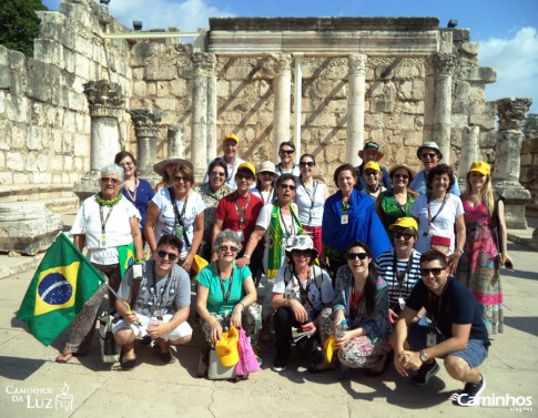 Família Caminhos em Cafarnaum, Israel