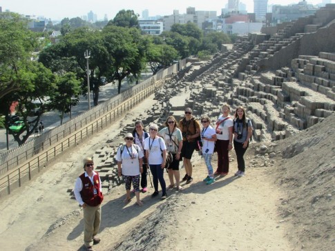 Família Caminhos no Sítio Arqueológico de Huaca Pucllana