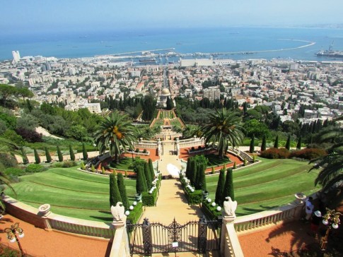 Haifa vista do topo do Monte Carmelo