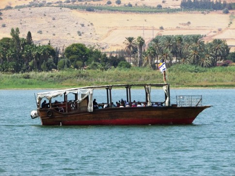 Passeio de barco no Mar da Galiléia