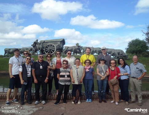 Família Caminhos no Parque Batle, Montevidéu