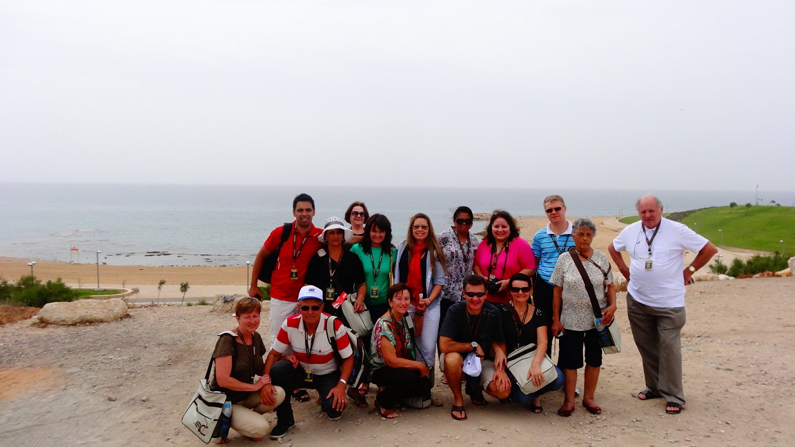 Grupo na praia